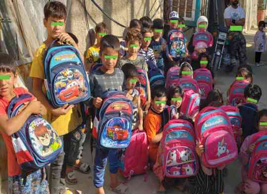 Stationery-children-work-school-group-aiding-people